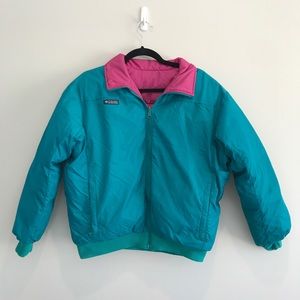Women’s Columbia reversible ski puffer jacket